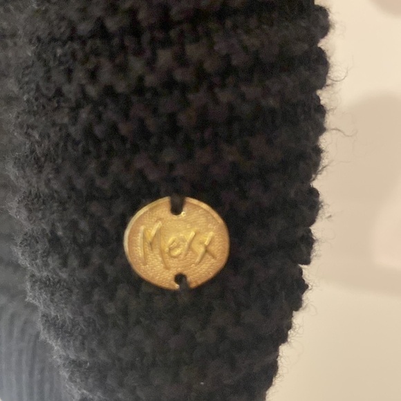 Mexx thick Knit top sweater 3/4 sleeves Women's Medium Black - Picture 6 of 13